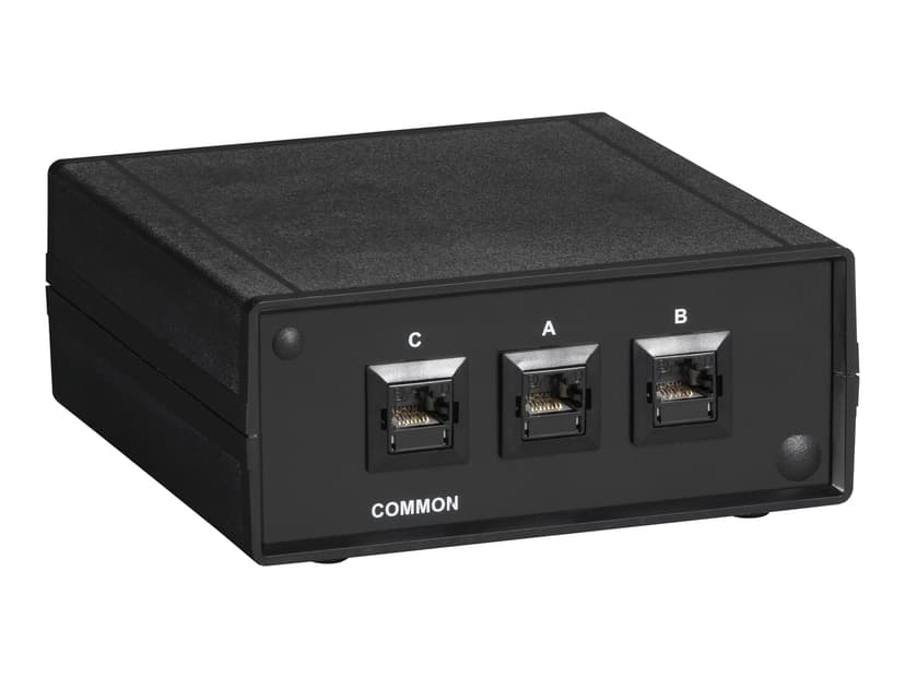 Black Box SW1030A netværk forlænger Netværkssender & -modtager Sort
