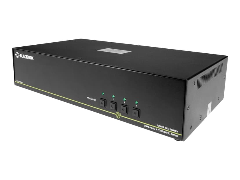 Black Box NIAP 3.0 Secure KVM Switch - 2X DVI-I USB 4-Port