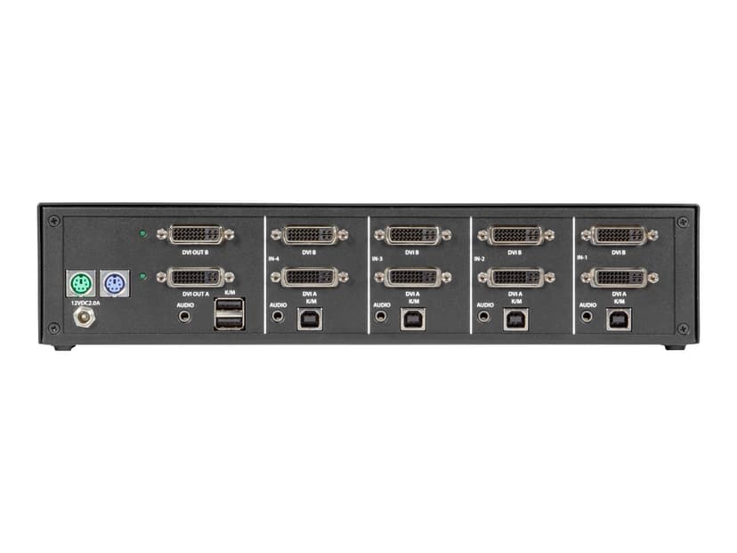Black Box NIAP 3.0 Secure KVM Switch - 2X DVI-I USB 4-Port