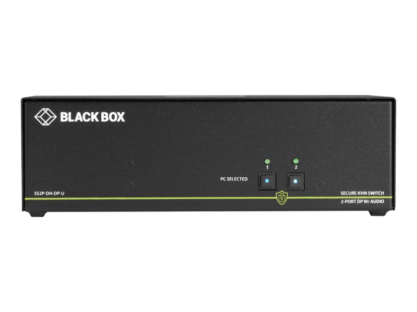 Black Box NIAP 3.0 Secure KVM Switch - 4K 2xDP USB 2-Port