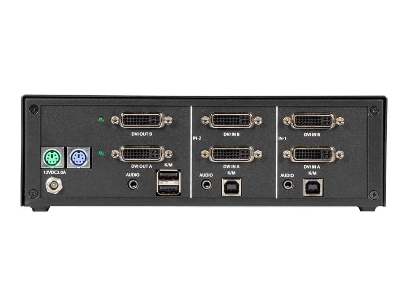 Black Box NIAP 3.0 Secure KVM Switch - 2X DVI-I USB 2-Port