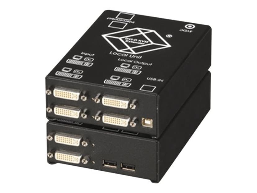 Black Box Blackbox Fibre Dvi-d/usb 2.0 Audio Serial Kvm Extender