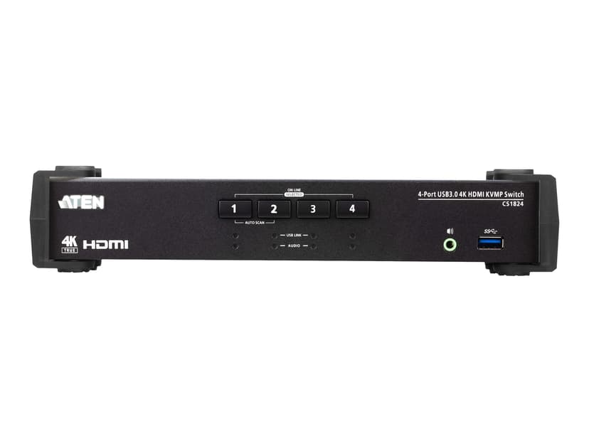 Aten CS1824-AT-G KVM-kytkin Musta