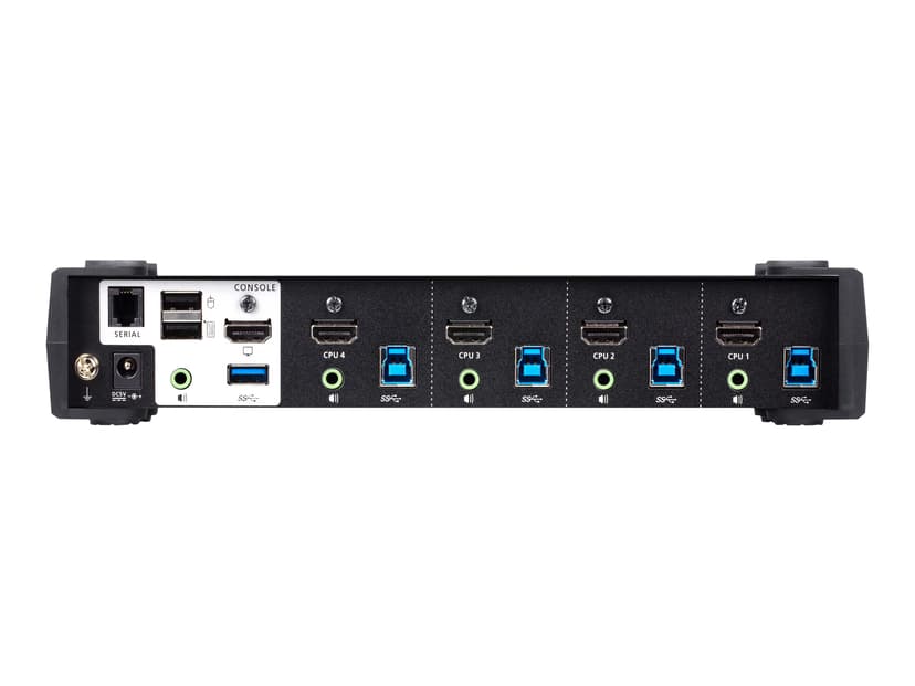 Aten 4-portars USB 3.0 4K HDMI KVMP™ Switch med ljudmixerläge