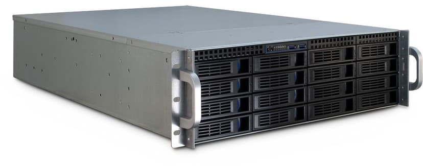 Inter-Tech 3U-3416 Storage Chassi Rack Svart