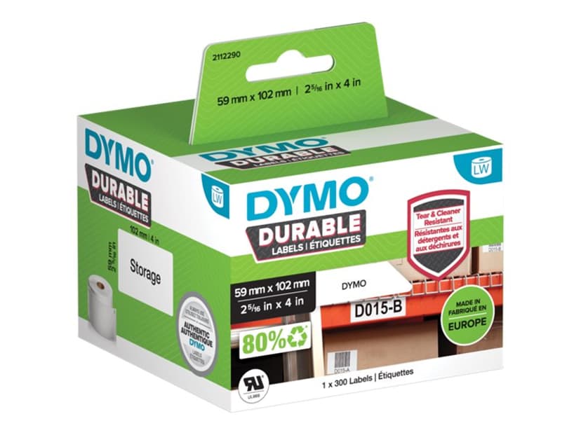 Dymo Etiketter Durable Shipping 59x102mm 300st