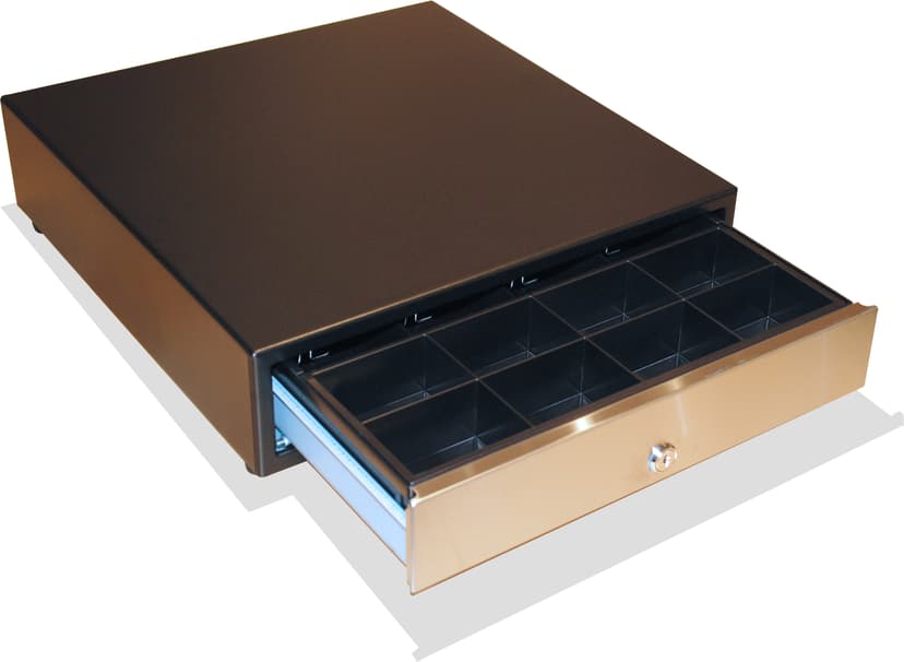 International Cash Drawer Cash Drawer 3S-423 Black/Silver USB