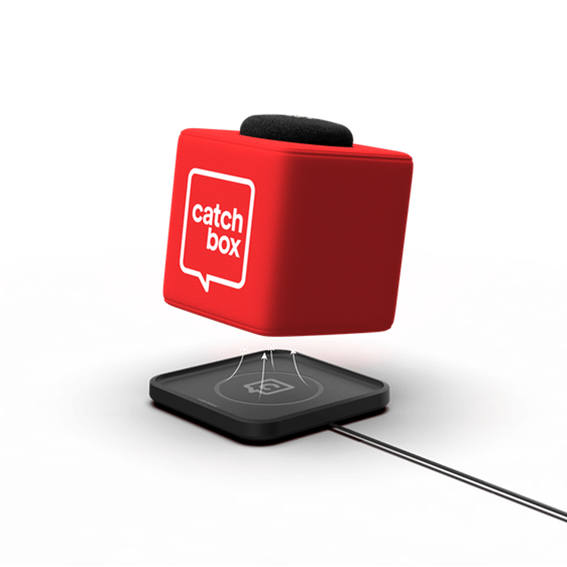 Catchbox Plus System with 2 Audience Microphones + 2 Wireless Chargers