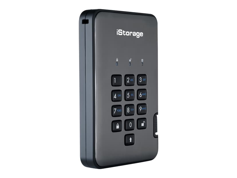 Istorage Diskashur PRO2 SSD 256-BIT 4TB Classified USB Type-A Zwart, Grafiet
