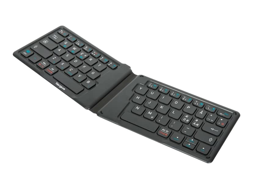 Targus AKF003NO tangentbord Bluetooth QWERTY Nordic Svart Nordisk