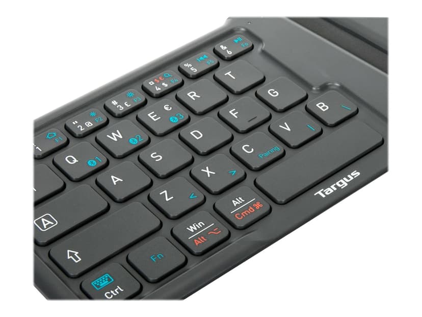 Targus AKF003NO tangentbord Bluetooth QWERTY Nordic Svart Nordisk