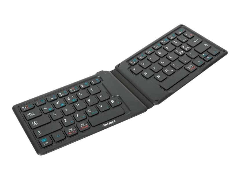 Targus AKF003NO tangentbord Bluetooth QWERTY Nordic Svart Nordisk