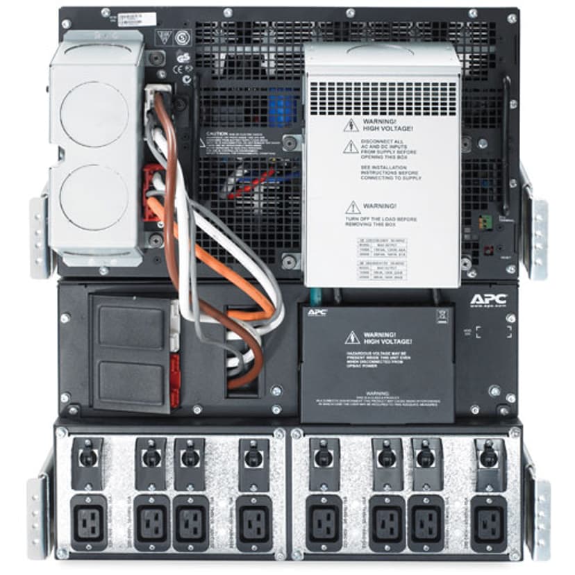 APC Smart-UPS On-Line SURT20KRMXLI - 20KVA, 8x C19, USB, 3 fase uitgang(hardwired), rack mountable, NMC