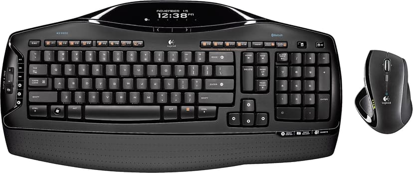 Logitech Cordless Desktop MX 5500 Revolution - sats med tangentbord och mus