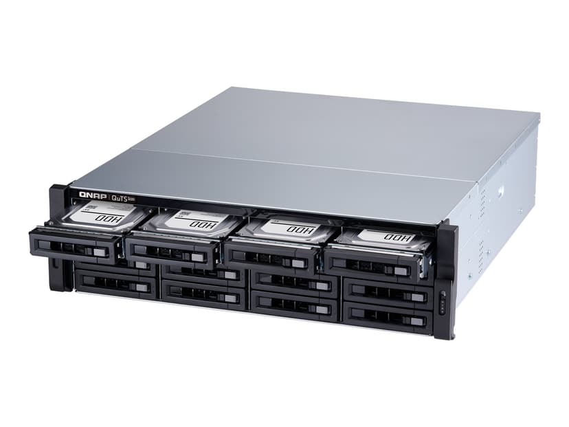 QNAP TS-h1683XU-RP NAS Rack (3U) Ethernet/bredbåndsforbindelse Sort E-2236