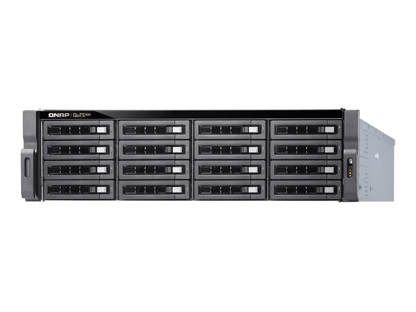QNAP TS-h1683XU-RP NAS Teline ( 3U ) Ethernet LAN Musta E-2236
