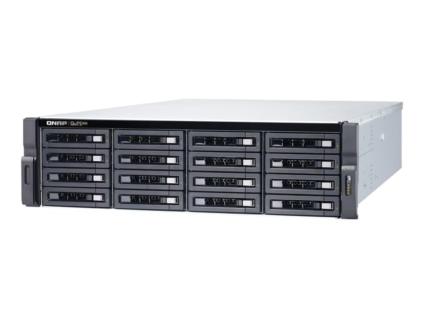 QNAP TS-h1683XU-RP NAS Rack (3U) Ethernet/bredbåndsforbindelse Sort E-2236