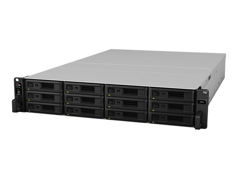 Synology RackStation SA3600 NAS- & lagringsservrar Rack (2U) Nätverksansluten (Ethernet) Svart, Grå D-1567