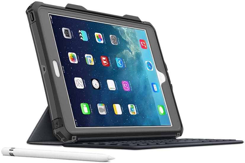 Armor-X Vanntett deksel iPad 10.2" 7th gen, iPad 10.2" 8th gen, iPad 10.2" 9th gen Sort