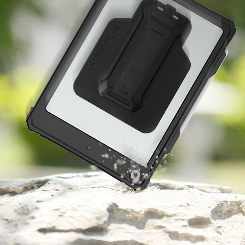 Armor-X Vanntett deksel iPad 10.2" 7th gen, iPad 10.2" 8th gen, iPad 10.2" 9th gen Sort