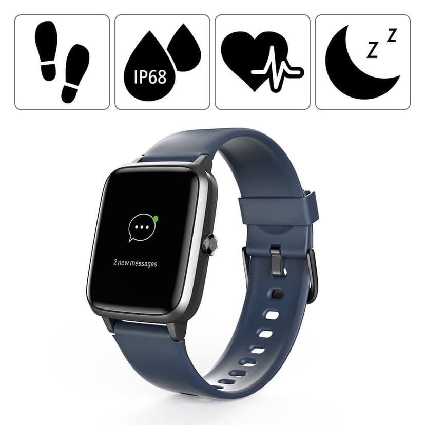 Hama Fit Watch 4900 Blå Svart