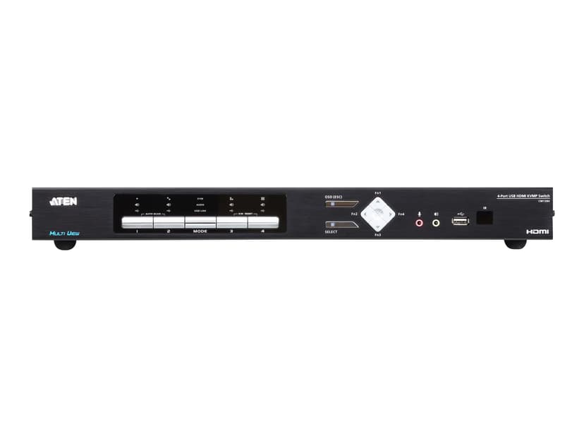 Aten 4-Poorts USB 4K Meervoudige weergave KVMP™ Schakelaar