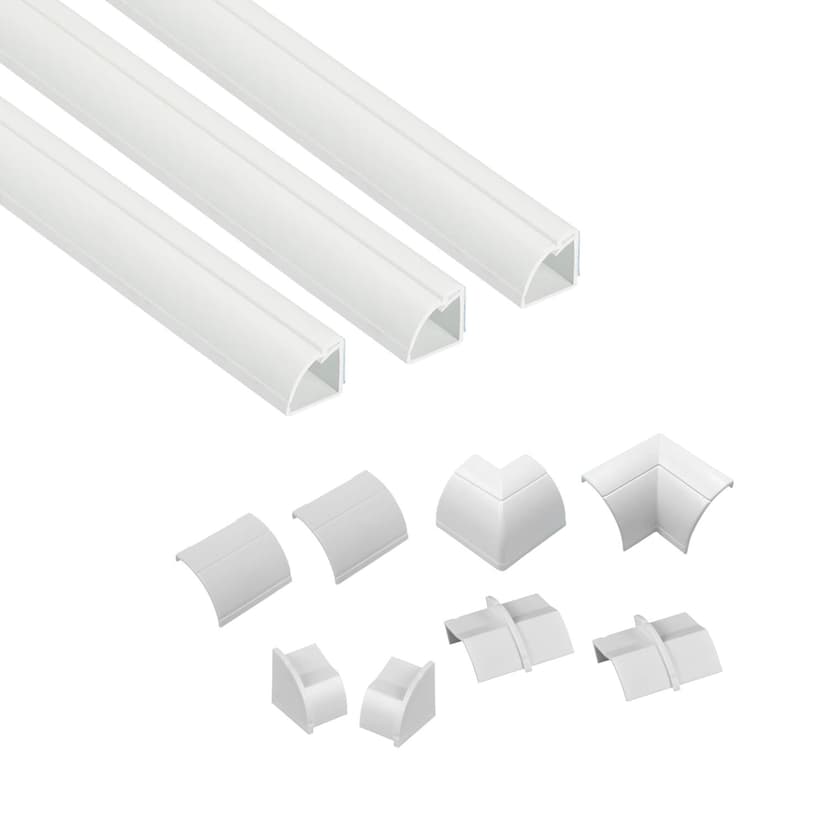 D-LINE Kaapelikanavasetti  3 x 1m 22x22mm