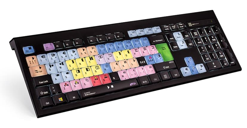 Logickeyboard Avid Media Composer Pc Backlit Astra 2 Scandin