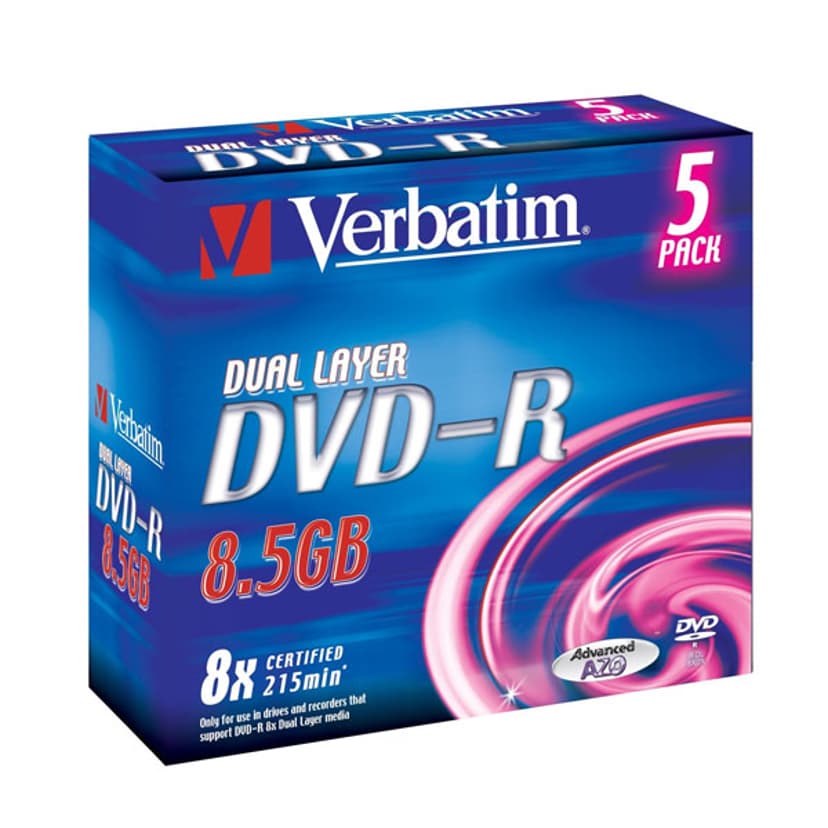 Verbatim DVD-R DL x 5