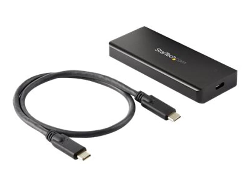 Startech StarTech.com M2E1BRU31C tallennusaseman kotelo SSD-kotelo Musta M.2