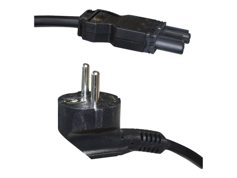 Axessline Connection Cable Schuko-wieland 2m 2m Strømplugg type F GST18/3 Sort