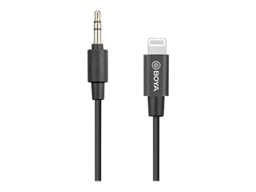 Boya BY-K1 3.5mm TRS till Lightning Ljudadapter