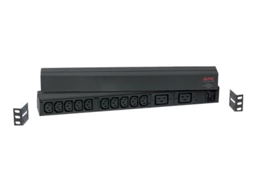 APC RACK PDU BASIC 1 U 16A 230V tehonjakeluyksikkö 12 AC-pistorasia(a) 0U/1U musta