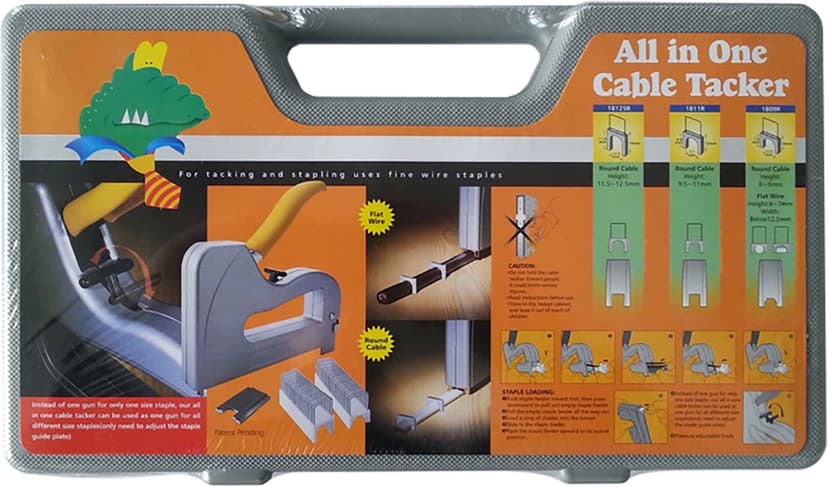Direktronik Staple Gun For Cables 3-in-1 Metal