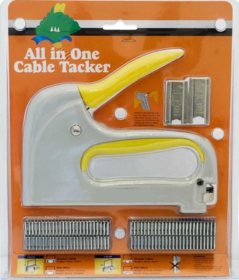 Direktronik Staple Gun For Cables 2-in-1 Plastic