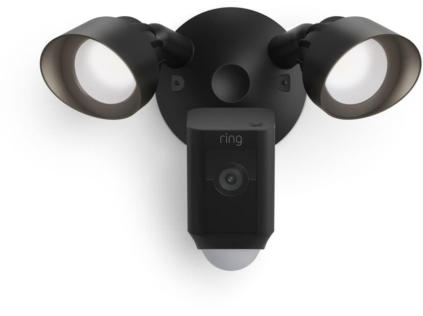 Ring Floodlight Cam Wired Plus - Musta