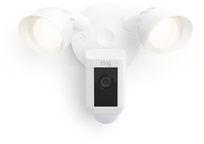 Ring Floodlight Cam Wired Plus - Hvit