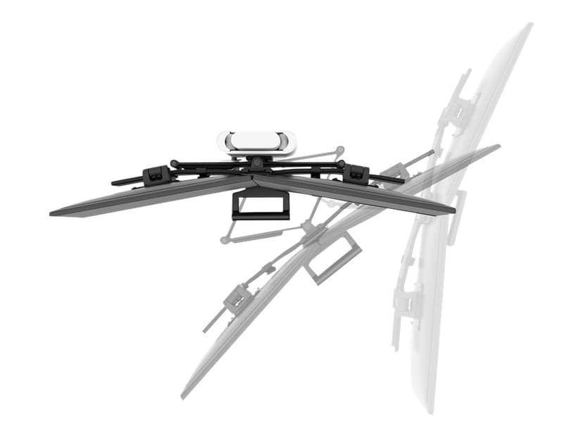 Ergotron Trace Dual Skjerm Hvit – Skjerm 21,5”–27"