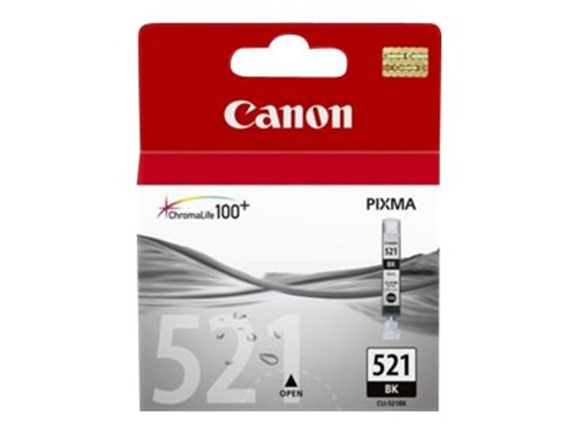 Canon Blekk Svart CLI-521BK - MP980