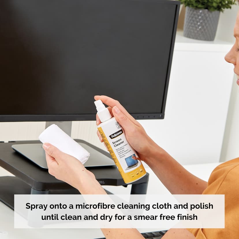 Fellowes Skjermrengjøringsspray 250ml