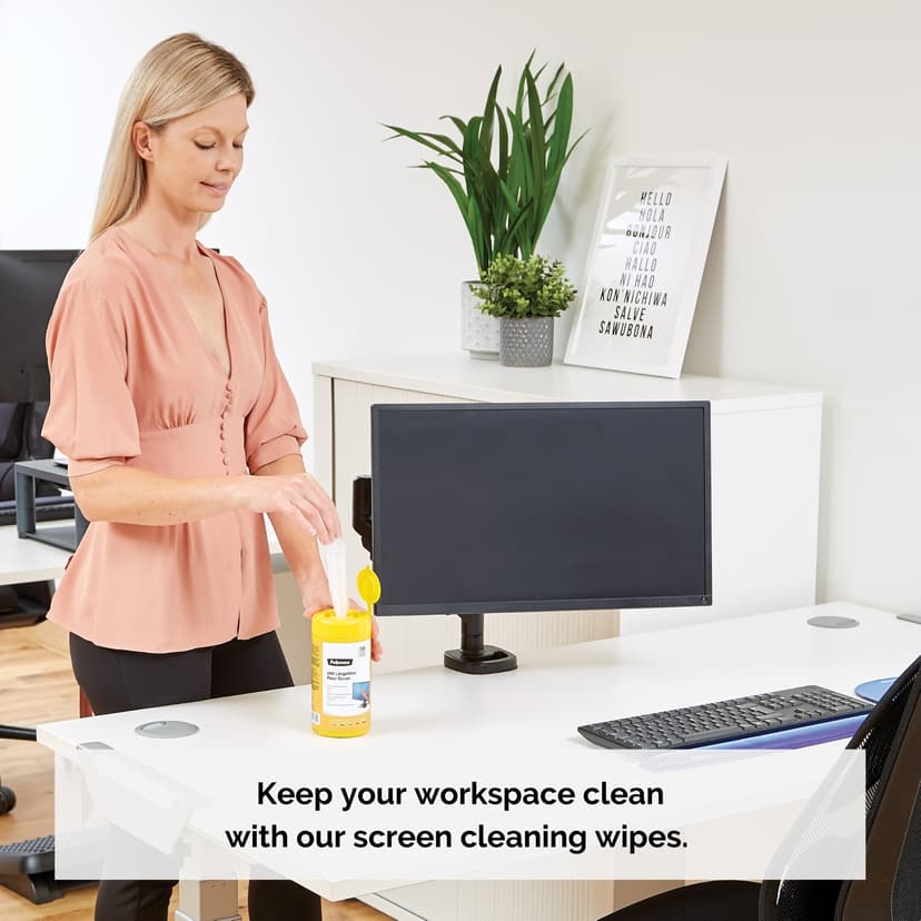 Fellowes Vådservietter - Skærm/LCD/TFT
