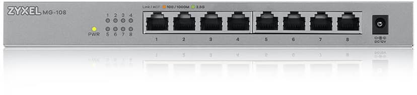 Zyxel MG-108 8-portars 2.5 Gigabit Switch