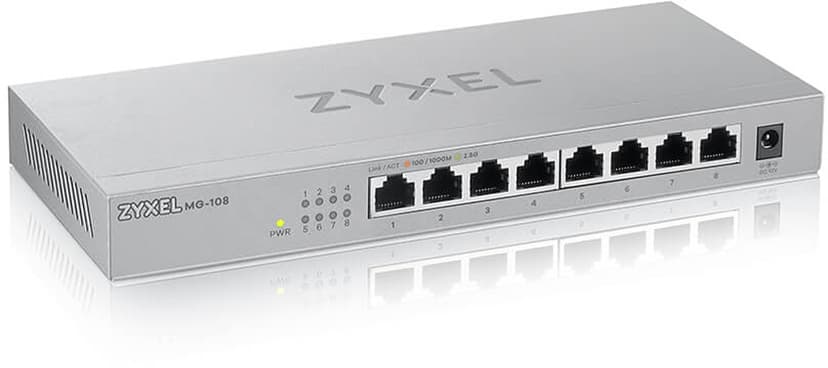 Zyxel MG-108 8-portars 2.5 Gigabit Switch