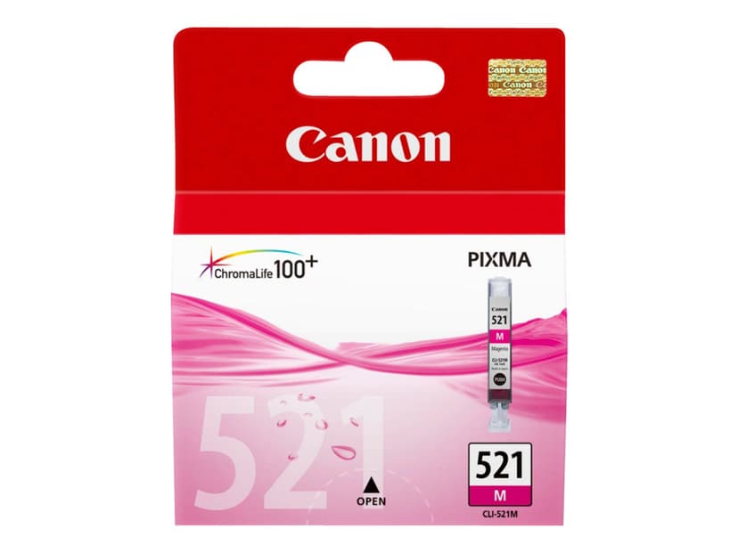 Canon Bläck Magenta CLI-521M - MP980