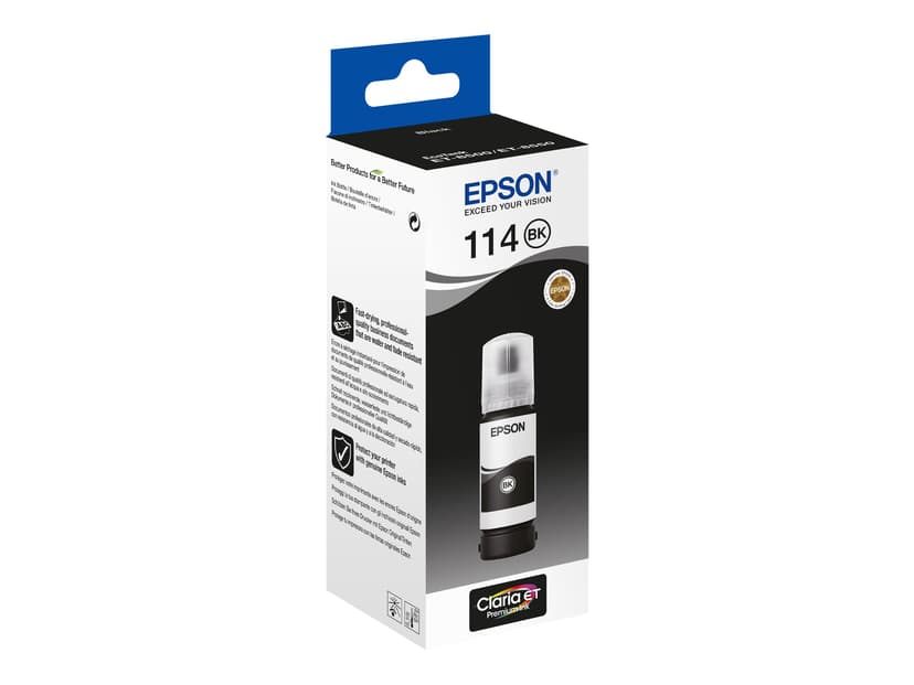 Epson Bläck Svart 114 Bottle - ET8500/ET-8550
