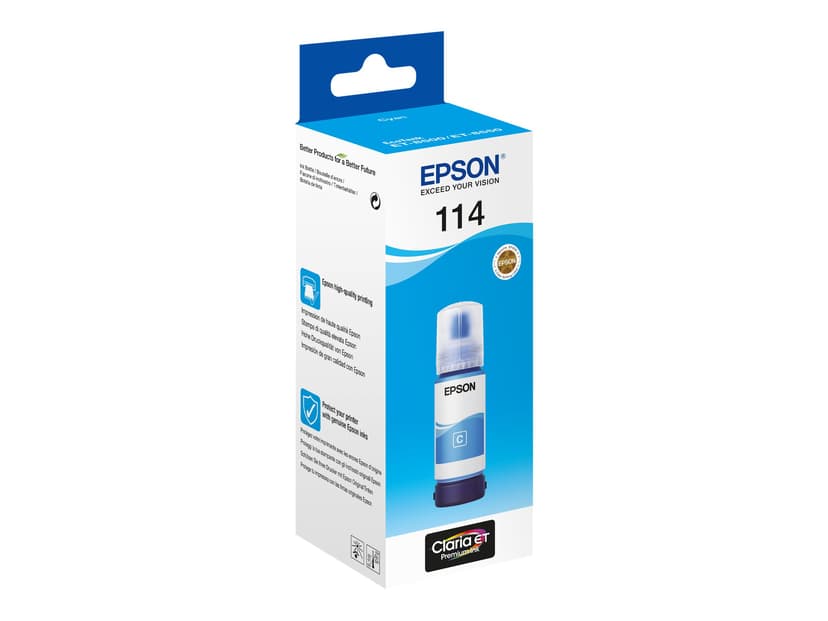 Epson Blekk Cyan 114 Flaske – ET8500/ET-8550