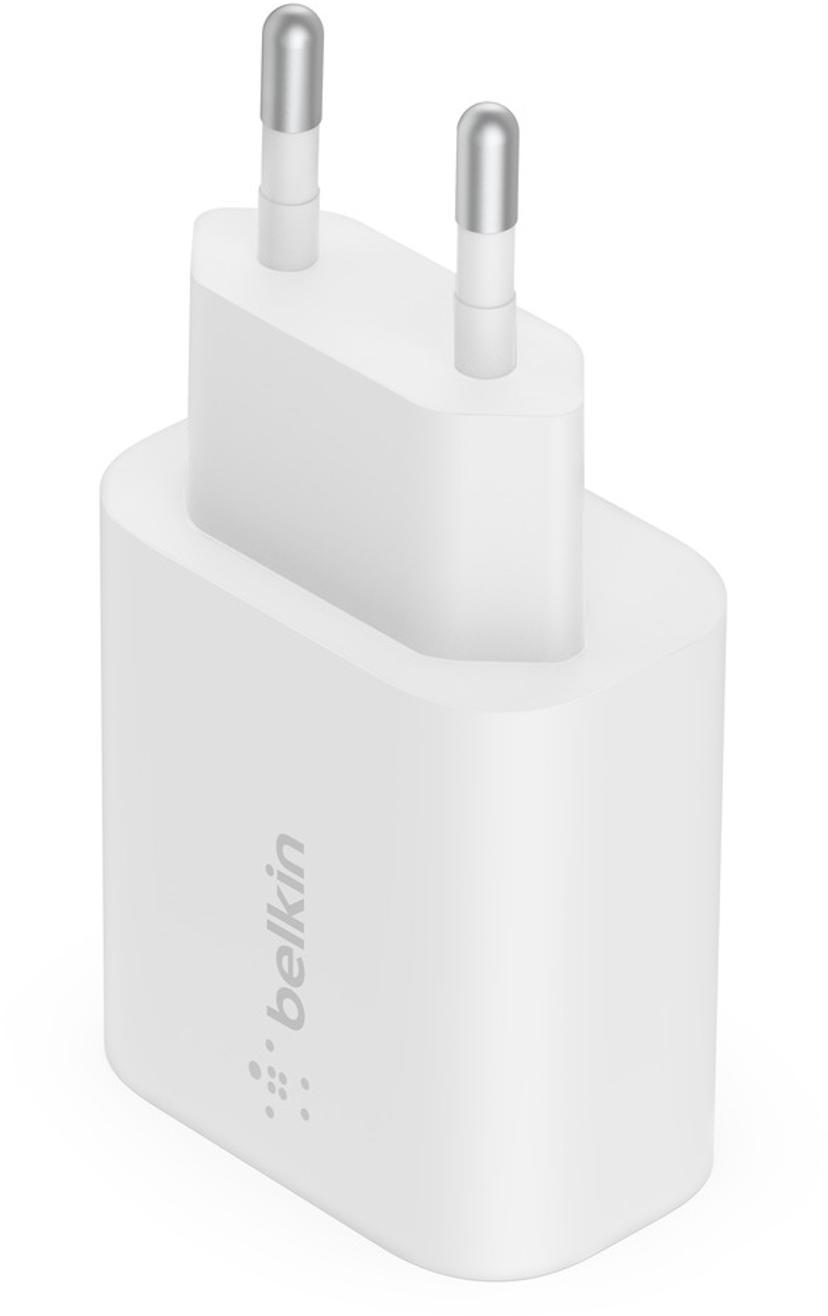 Belkin 25 watt USB-C strømadapter Hvit