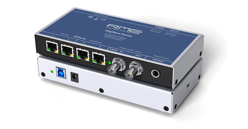 RME Dante Audio Usb Interface 256-channel 192khz