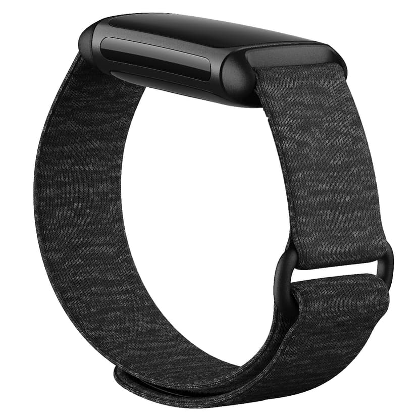 Fitbit Hook &amp; Loop Band Charcoal Large -ranneke – Charge 5