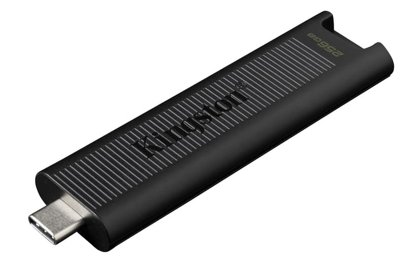 Kingston Technology DataTraveler Max USB-muisti 256 GB USB Type-C 3.2 Gen 2 (3.1 Gen 2) Musta 256GB USB Type-C Musta